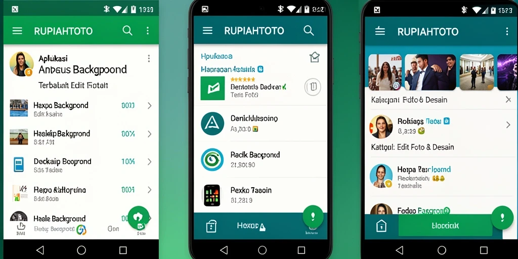 Tampilan utama RUPIAHTOTO dengan fitur Hapus Background yang mudah digunakan.